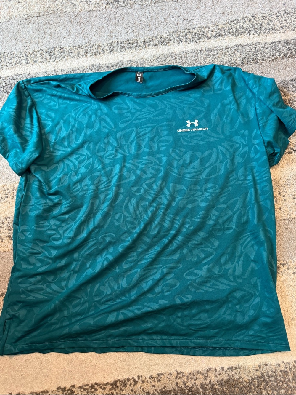 Under Armour Teal Athletic Short Sleeve Tee